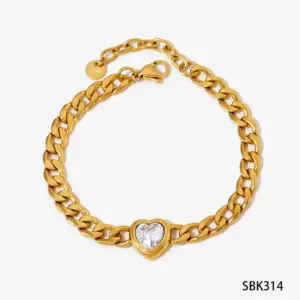 White Zirconium Bracelet