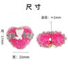 Wholesale Crown Bear Heart-Shaped Soft Candy Beads