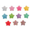 Wholesale Factory Sold 21MM Five-pointed Star Sequin Beads Straight Hole Acrylic Beads Beaded Stationery Pen Decoration Cream Glue Jewelry Accessories