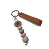 Wholesale Daisy beaded keychain