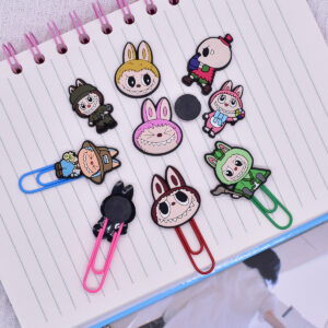 Wholesale Random 50pcs Bookmark Anime Soft Rubber Paper Clip OLY Exclusive