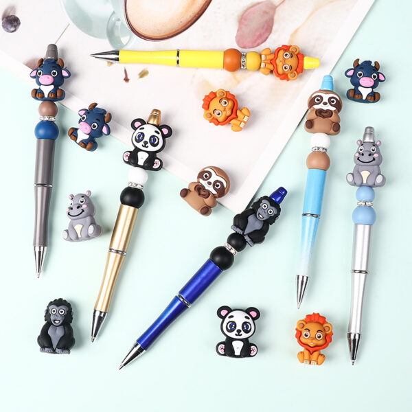 Wholesale Cartoon animal silicone beads