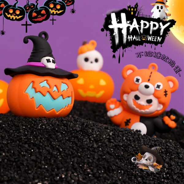 Wholesale Halloween pumpkin keychain pendant