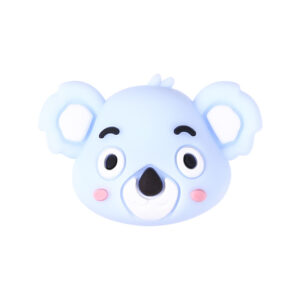 3d blue koala head