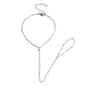 Silver Small Rice-Shaped Beads