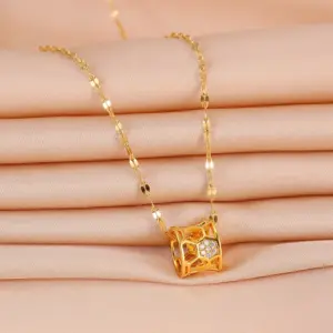 Golden Hollow Small Waist (O-Shaped Chain)