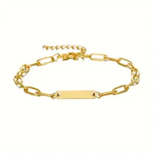 Golden-1 Tag / Square Bracelet