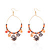 Wholesale Cute and Funny Pumpkin Ghost Spider Bat Cat Earrings Halloween Party Earrings Design for Women