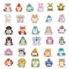 Wholesale 56PCS/PACK Cartoon Animal Motivational Text Stickers