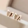 Fashion Simple Style Butterfly Titanium Steel Plating Butterfly Earrings
