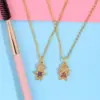 Wholesale Copper Plating Cartoon Character Necklace