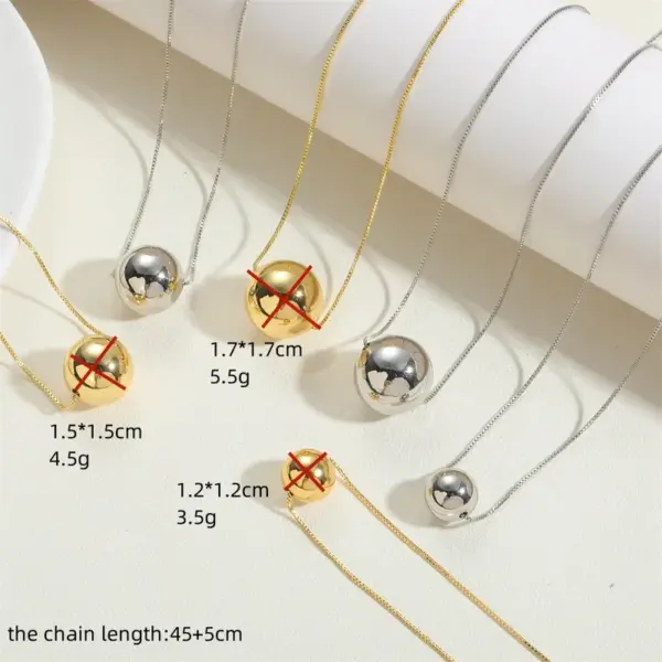 Wholesale Copper 14K Gold Plated Vintage Style Simple Style Commute Round Necklace