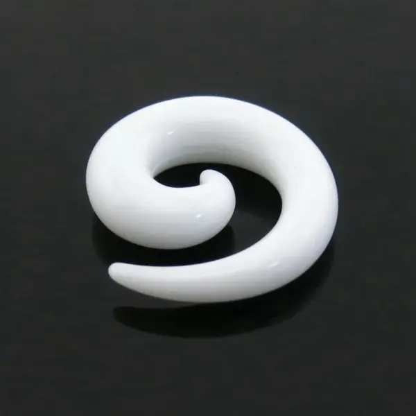 Wholesale Large Size Acrylic Cone Snail Ear Expander Body Piercing Jewelry Simple Style Geometric Pattern Hip Hop Alternative Earring