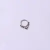 Wholesale 316L Stainless Steel Zircon Geometric Waterproof Non Tarnish Surgical Steel Fashion Nose Ring For Unisex