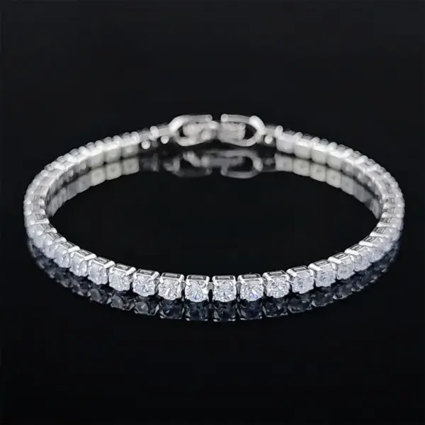 Wholesale Fashion Geometric Copper Plating Zircon Bracelets 1 Piece