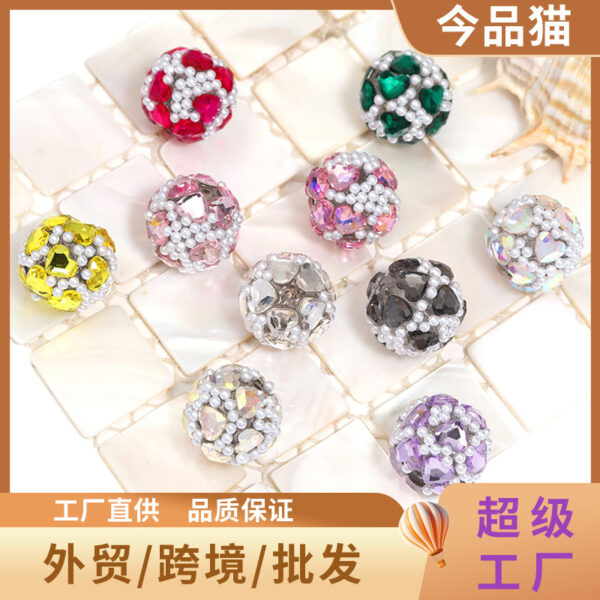 Wholesale Heart-shaped Bubble Heavy Beaded String