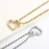 Wholesale PVD Coated 18K Gold Plated Heart Shape Stainless Steel Streetwear Waterproof Non Tarnish Bracelets Necklace
