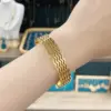 Wholesale Simple Style Commute Geometric Grain 18K Gold Plated Gold Plated 304 Stainless Steel Wholesale Bangle