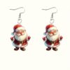 Wholesale Cartoon Santa Claus Acrylic Earrings
