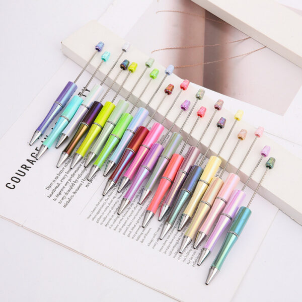 Wholesale beaded pens/DIY colorful bead pen