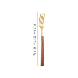 FMW-golden dessert fork