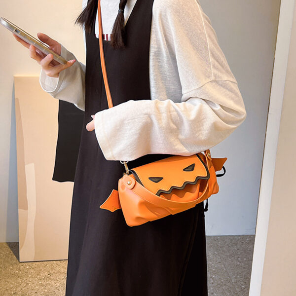 Wholesale Halloween little devil contrasting shoulder crossbody bag