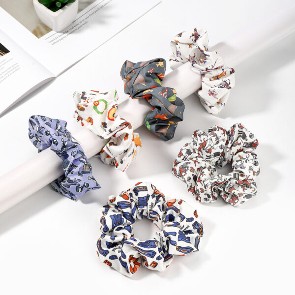 oly-9e1b37da0942224ecfc671ec646a82a6 Wholesale Fabric Kentucky Derby Scrunchie Floral Scrunchie