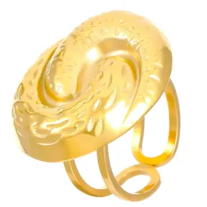18k real gold snail 3888