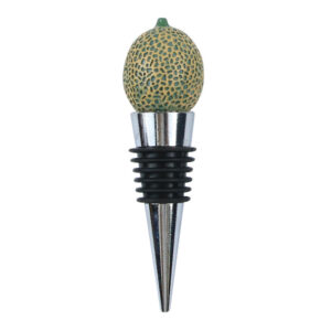 Cantaloupe wine stopper