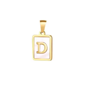 Gold / Letter D without Chain