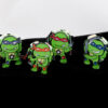 oly-9e3e3bbd59274e1d7b8192e5b62bf182 Wholesale ouble-Sided Teenage Mutant Ninja Turtles Anime Cartoon Clay Straight Hole Beads DIY Mobile Phone Chain Accessories