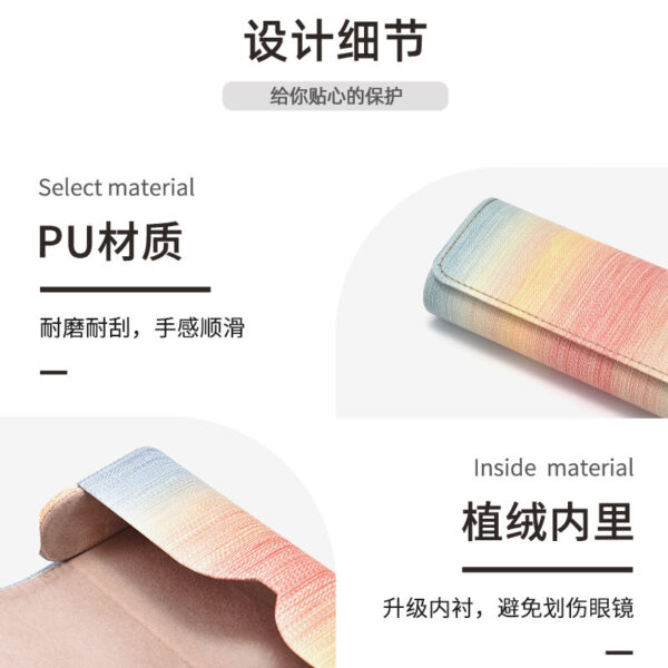 Wholesale Glasses case new portable high-looking simple high-grade anti-pressure myopia frame storage box for male and female students