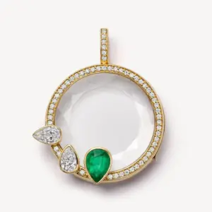 Transparent Photo Box Necklace D Style (O-shaped Chain)