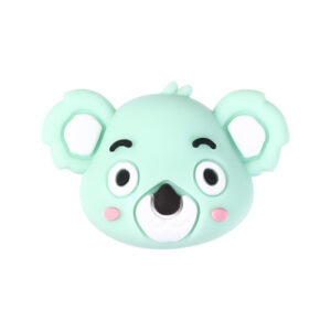 3d green koala head