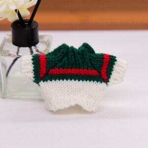 White green red stripes / 5.5cm