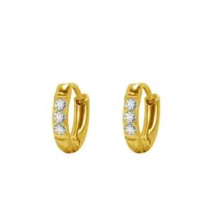 2.0 * 6mm Gold (a Pair)