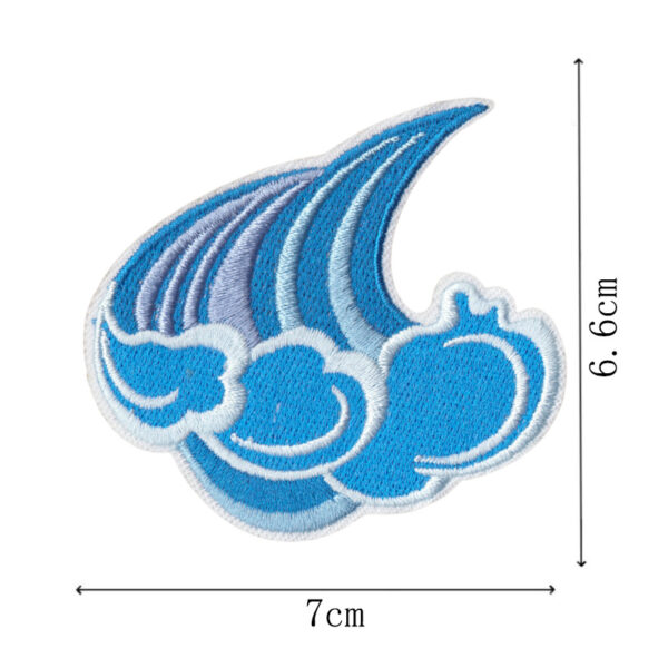 Wholesale Cartoon embroidery stickers for holiday beach vacation style clothing decorations