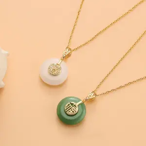 White Blessed Double-Sided Peace Buckle