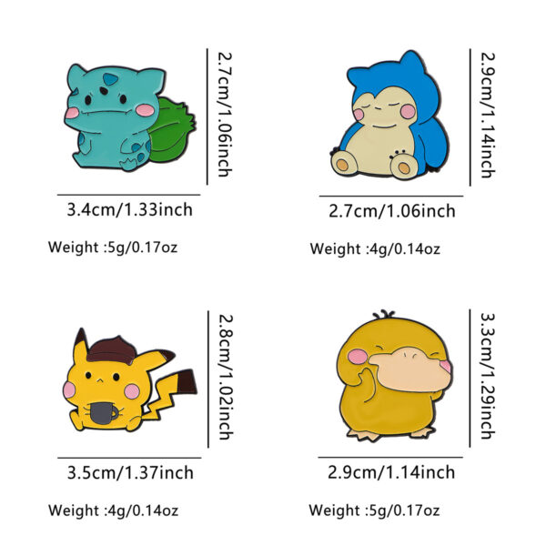 oly-9e77e7e60acba61375298c54029a9129 Wholesale Cartoon Pokémon Brooch Badge