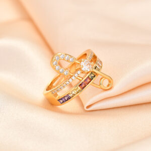 Gold / Adjustable opening