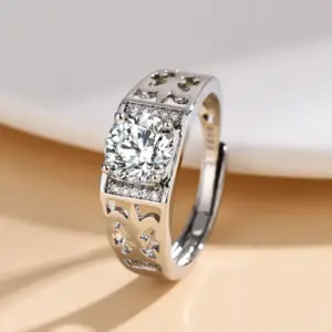 JZ-90 [2 Carats] Men / Adjustable Opening
