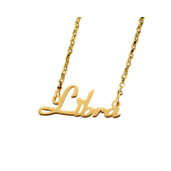 oly-9e7d2f4ad5c133e9dad5b570c23b3029 Wholesale European and American Cross-Border Stainless Steel Twee Contions English Jewelry Aessories New Women's Simple Single Stacking Necklace