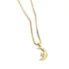 Wholesale Jewelry Fashion Simple Style Star Moon Heart 304 Stainless Steel 14K Gold Plated Plating Necklace