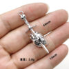 Wholesale Halloween Gothic Skull Sword Wear Heart Alloy Pendant