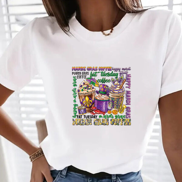 Wholesale Mardi Gras Heat Transfer Printing StickerUV DTF Ready to Press Transfers Wraps