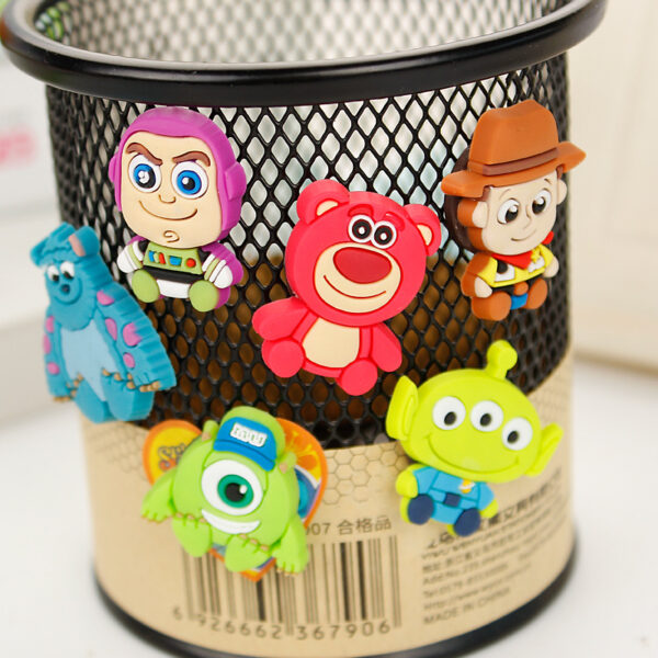 Wholesale Cartoon refrigerator decorative magnet cute refrigerator stickers cartoon Three-dimensional early education soft adhesive magnetic magnet stone decorative stickers