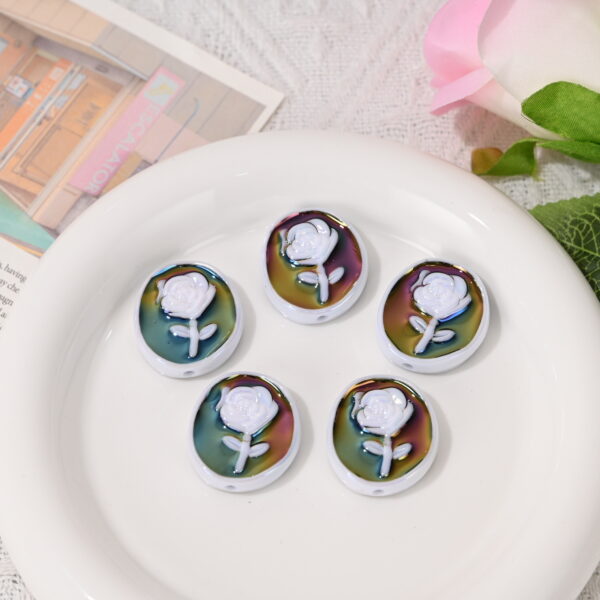 Wholesale Chanel-style straight-hole irregular-shaped beads