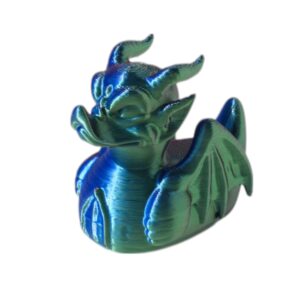 6cm*4.5cm*5.5cm / Evil dragon duck (red, blue and green)