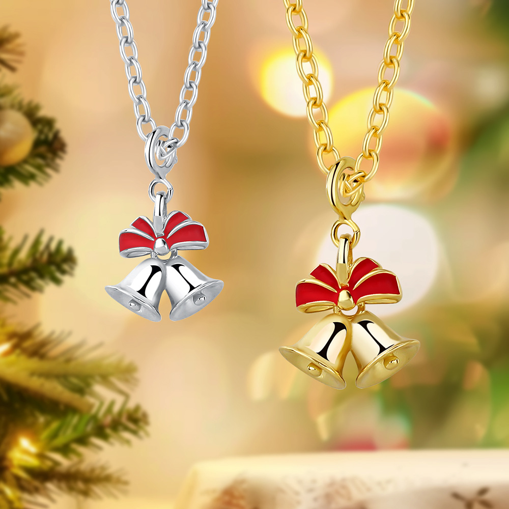 Wholesale Christmas Bell Necklace