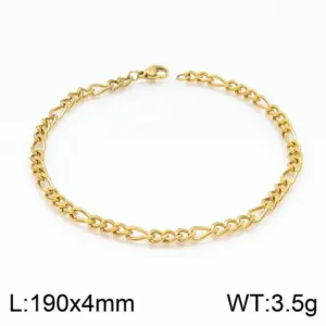 Gold 190 * 4mm = Bracelet KB146834-Z